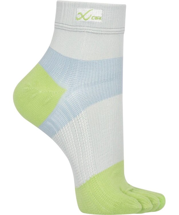 CW-X 【UNISEX】 CW-X 5本指ソックス 【大谷翔平愛用モデル・撮影着用品番】 足首サポート 運動時の足の疲労を軽減 ショート ユニセックス BCR610 /ワコール カーキ