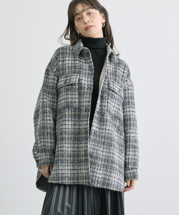 AMERICAN HOLIC シャギーＢＩＧＣＰＯ Ivory