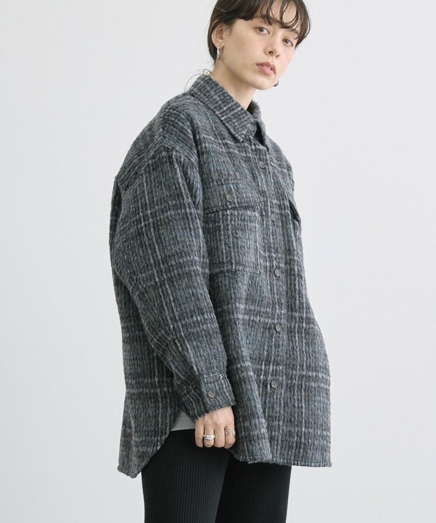 AMERICAN HOLIC シャギーＢＩＧＣＰＯ Charcoal Gray