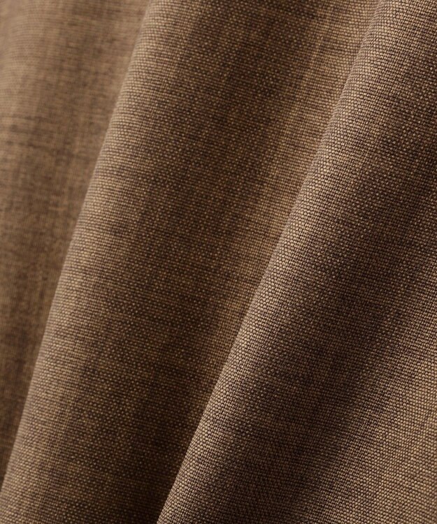 AMERICAN HOLIC 【イージーケア】リネンライクペプラムベスト Brown