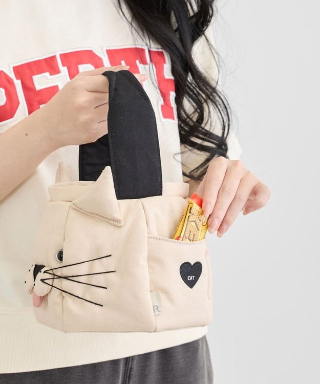 ROOTOTE 3541【ルートート】EU.べビールー.ネコ-A 01：シロ