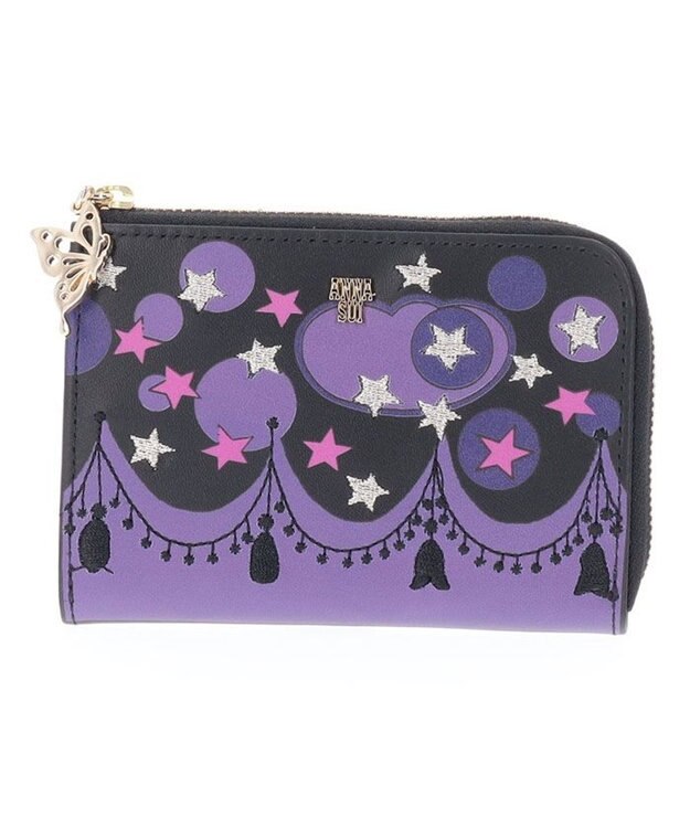 ANNA SUI ディア マルチケース パープル