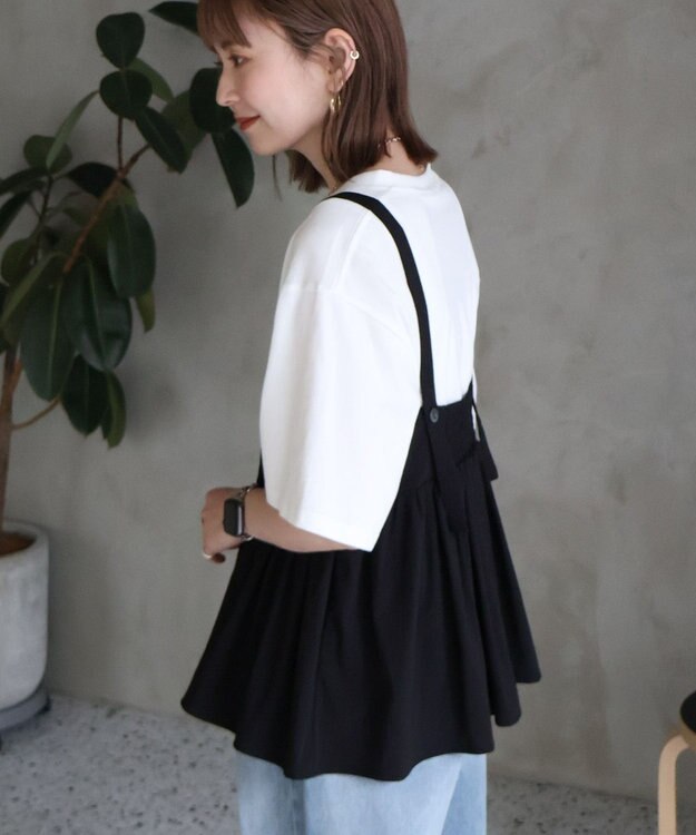 AMERICAN HOLIC ティアードキャミ Black