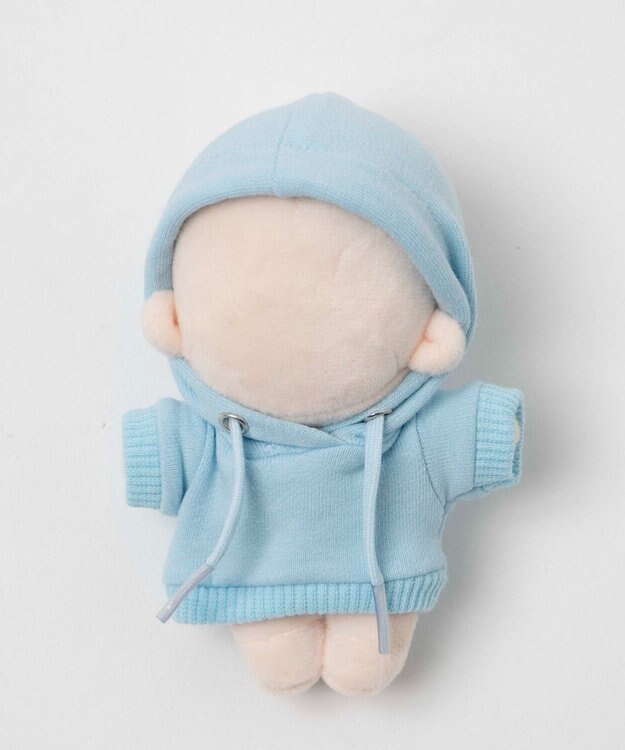 WEGO 【痛バ＆推し活】ぬい無地パーカー10cm サックス