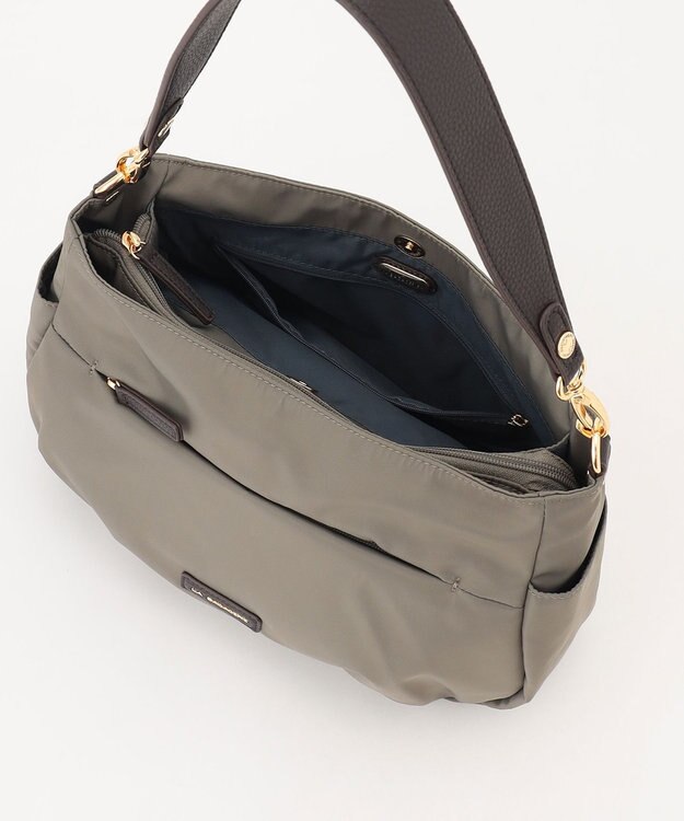 LA BAGAGERIE タック2WAYショルダーバッグ グレージュ