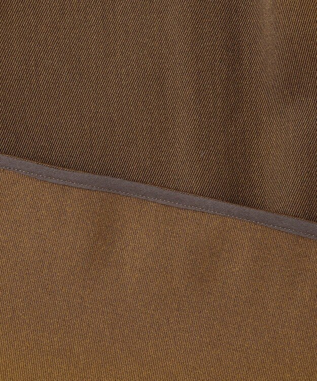 uncrave 【UNISEXあり】ギャバジン シャツ（uncrave WHITE） ブラウンカーキ