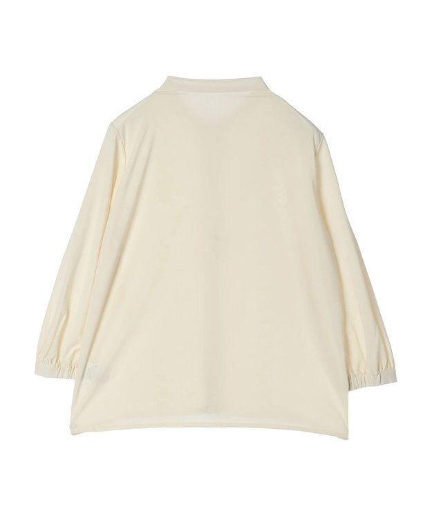 earth music&ecology フロントレースシフォンブラウス Light Yellow