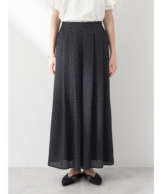 earth music&ecology 選べる丈スカーチョ Dot