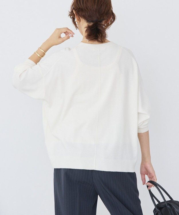 AMERICAN HOLIC バイパチルーズニットプルオーバー アイボリー