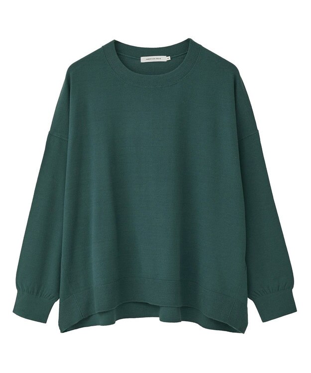 AMERICAN HOLIC バイパチルーズニットプルオーバー グリーン