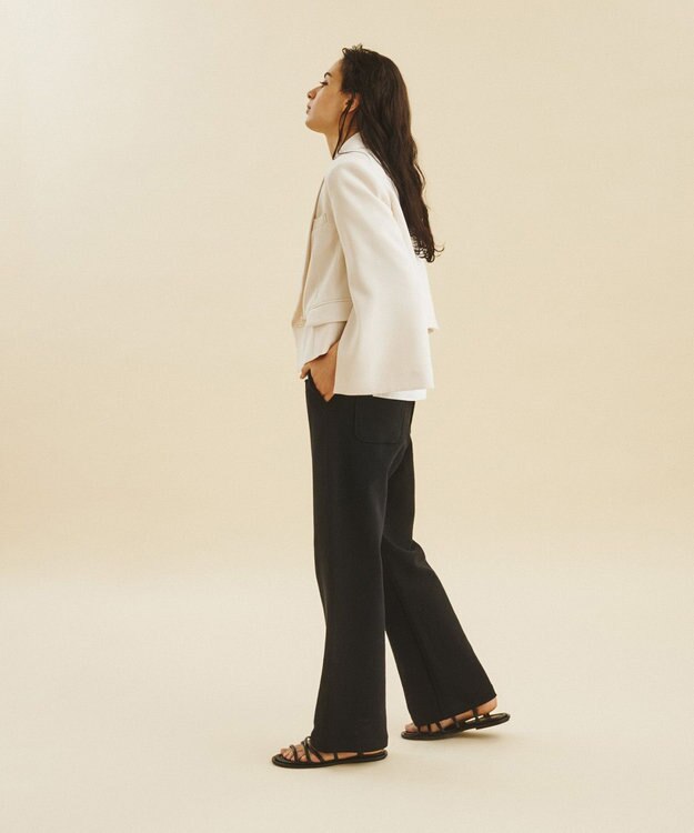 GRACE CONTINENTAL ミリタリーショートジャケット ベージュ