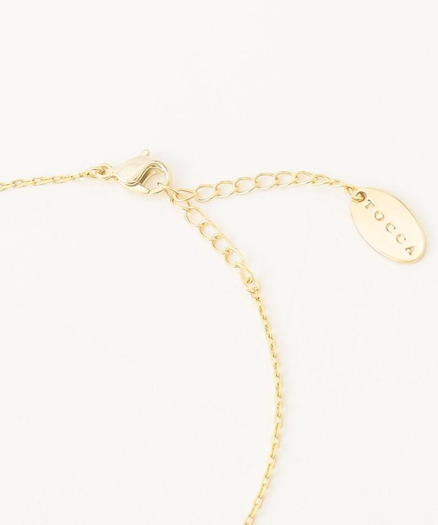 TOCCA PEARL CLOVER NECKLACE ネックレス ゴールド系