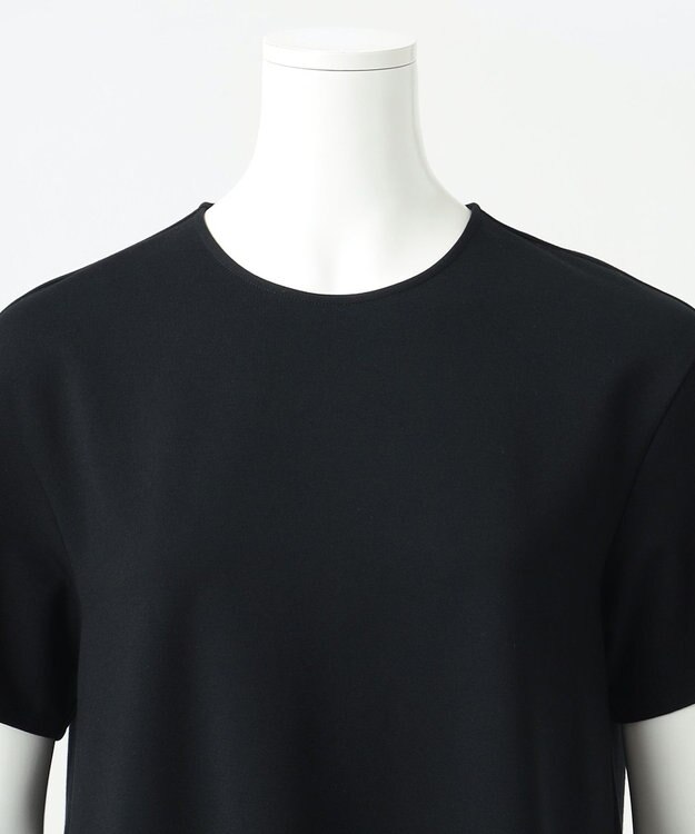 23区 【R(アール)】ストレッチポンチジャージー ワンピース ブラック系