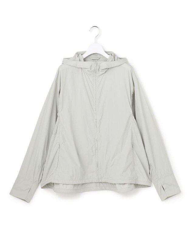 J.PRESS YORK STREET 【WOMEN】ラッシュガード サンシェードパーカー ライトグレー系