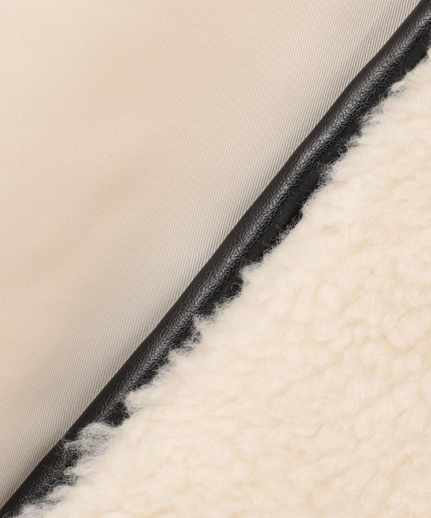 23区 L 【洗える】テディボア ブルゾン オフホワイト