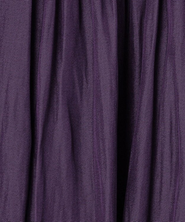 組曲 L 【秋色追加！大人気定番アイテム】ギャザーライトデシン パンツ パープル系