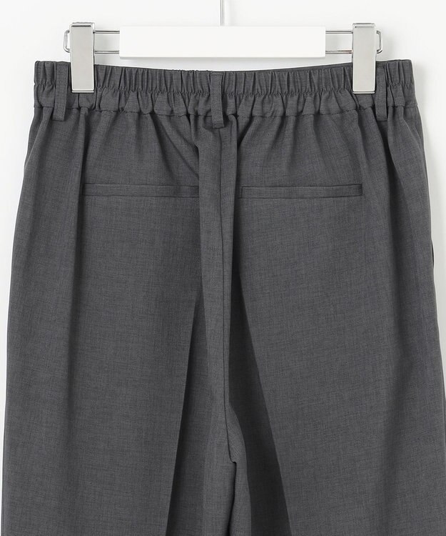 Feroux 【洗える】美シルエットカラーテーパード パンツ グレー系