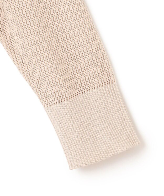 UNFILO メッシュニット カーディガン ベージュ