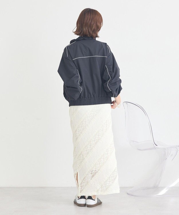 earth music&ecology パイピングブルゾン Black