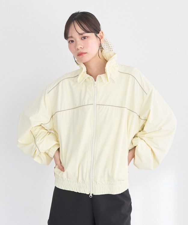 earth music&ecology パイピングブルゾン Light Yellow