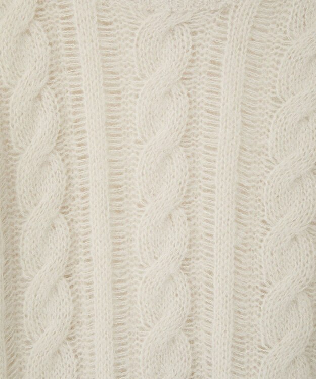 AMERICAN HOLIC 透かしケーブルニットプルオーバー Green