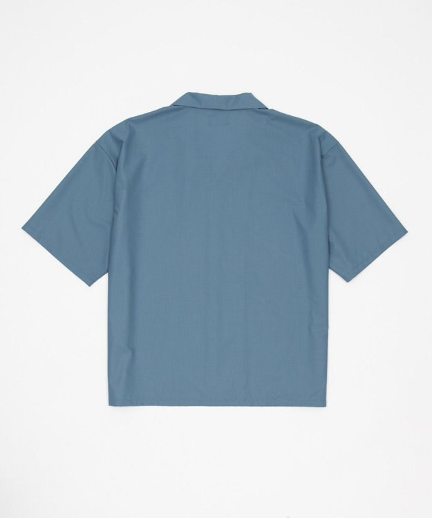 WEGO 【セットアップ対応】TRオープンカラーシャツ（SS） サックス