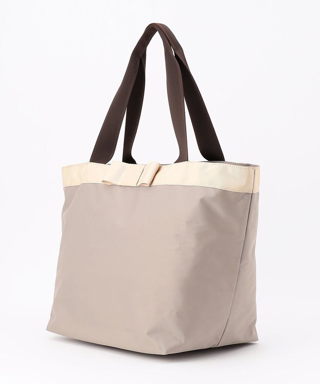 UNBILLION cachecache WEB限定ナイロンリボントートバッグＬ グレー