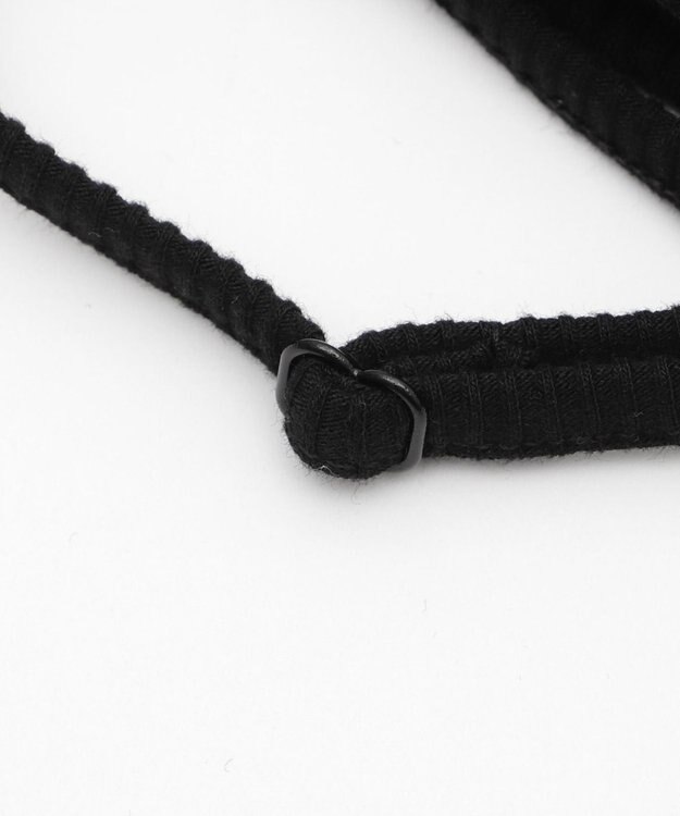 WEGO 【カップ付きインナー】なちゅ盛れカップインマルチWAYキャミ ブラック