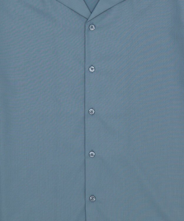 WEGO 【セットアップ対応】TRオープンカラーシャツ（SS） サックス