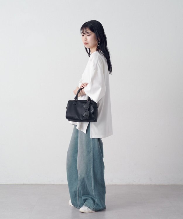 russet クラウズナイロン2WAYミニボストンバッグ(CE-1720-WEB) Black