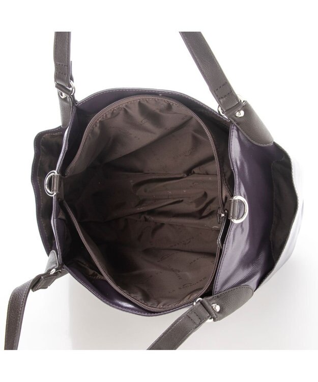 LA BAGAGERIE EMAILLERシリーズ　2wayトート　Sサイズ パープル