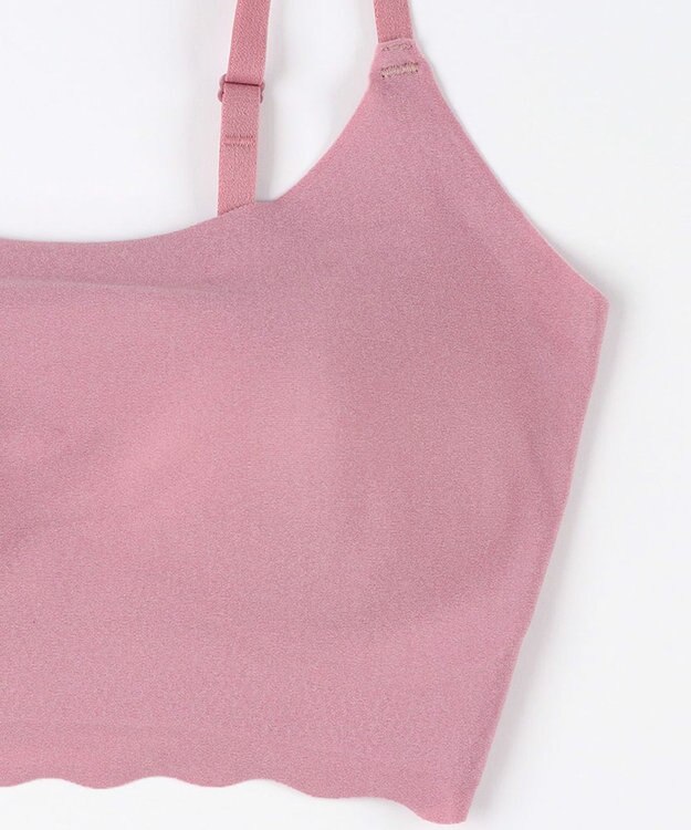 WACOAL 【GOCOCi ゴコチ】 ノンワイヤー ハーフトップ 伸びのよい素材を使用 ムレにくく快適 フラット仕上げ ホックなし ブラトップ レディース CGG220 /ワコール ストロベリー