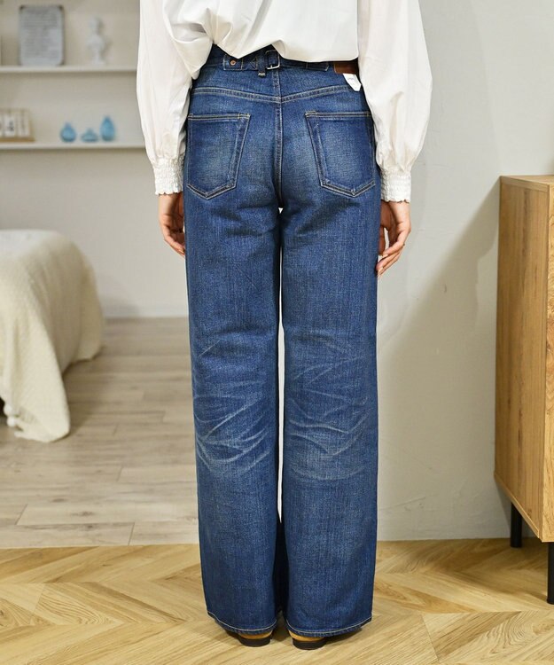 caqu modern baggy ワイドシルエットデニムパンツ USED WASH 1year