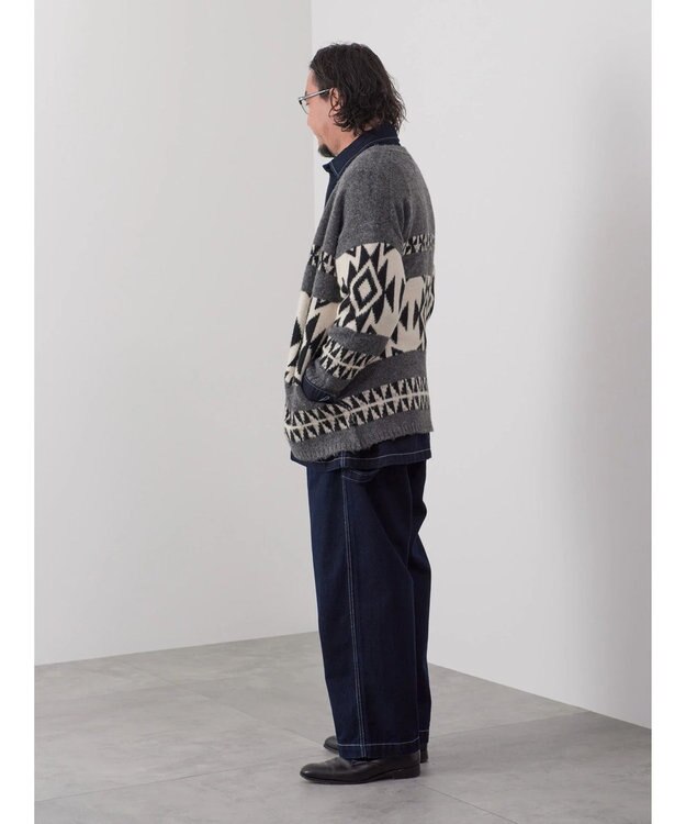 CRAFT STANDARD BOUTIQUE 【男女兼用】オルテガ柄カーディガン Gray