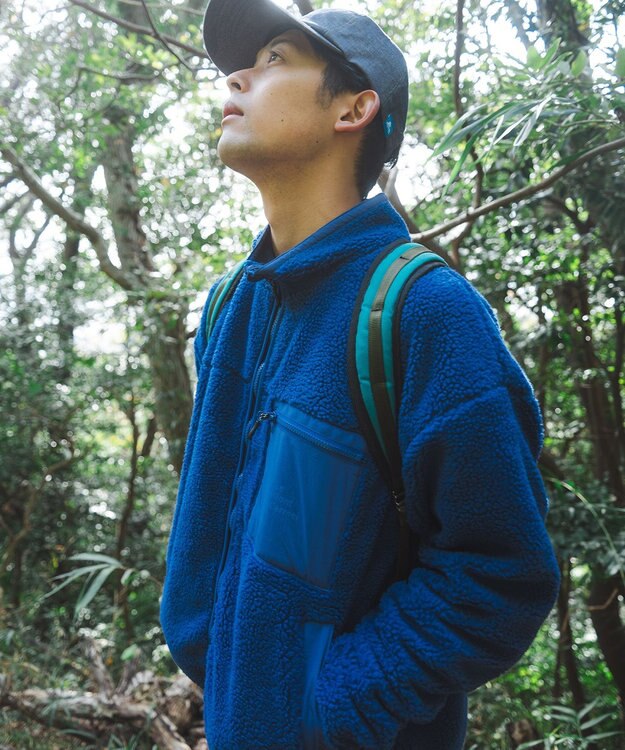 SHARE PARK MENS 【UNISEX】ボアフリースジャケット（L・XLサイズ） ブルー