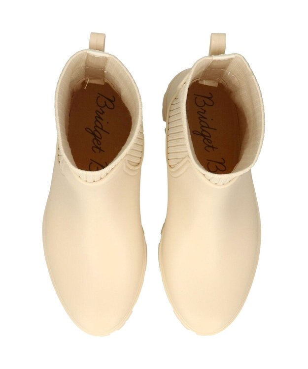 Bridget Birkin 【Bridget Birkin】サイドゴアレインタンクソールブーツ ベージュ