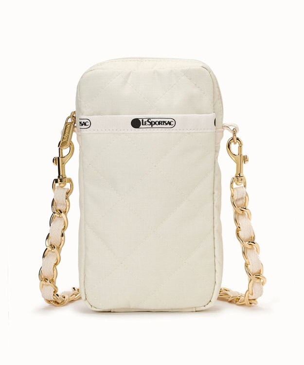 LeSportsac CHAIN MINI PHONE CRSBDY/サンドバーチェーンキルト サンドバーチェーンキルト