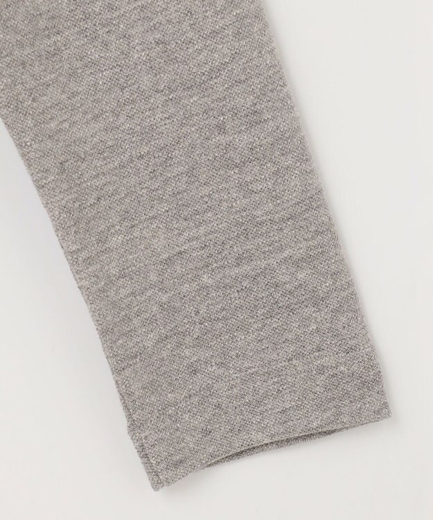 JOSEPH ABBOUD 【サスティナブル素材/柔らかな肌触り/ジャパンファブリック】 コットンラフィー Vネック Ｔシャツ ライトグレー系