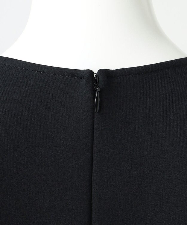 23区 【R(アール)】ストレッチポンチジャージー ワンピース ブラック系