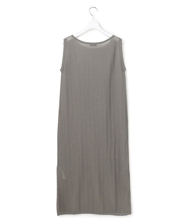 ICB 【30th ANNIVERSARY】シアーライトリュクス ニットワンピース スティールカーキ