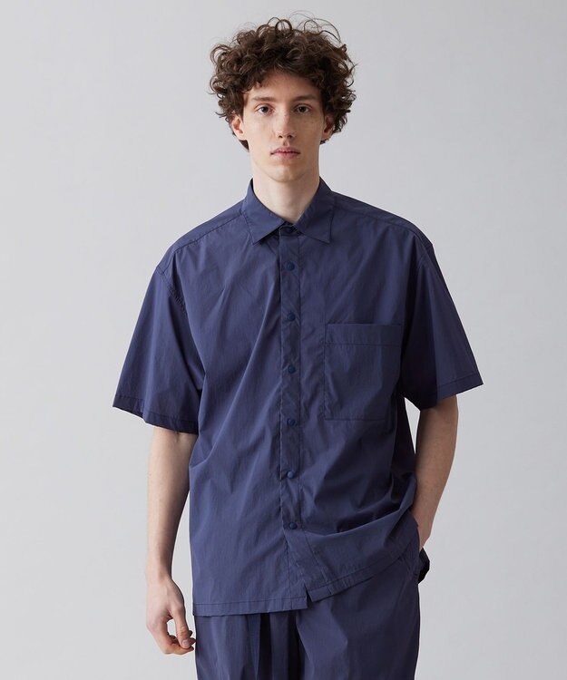 UNFILO MENS LIGHT MOVE 半袖シャツ ネイビー