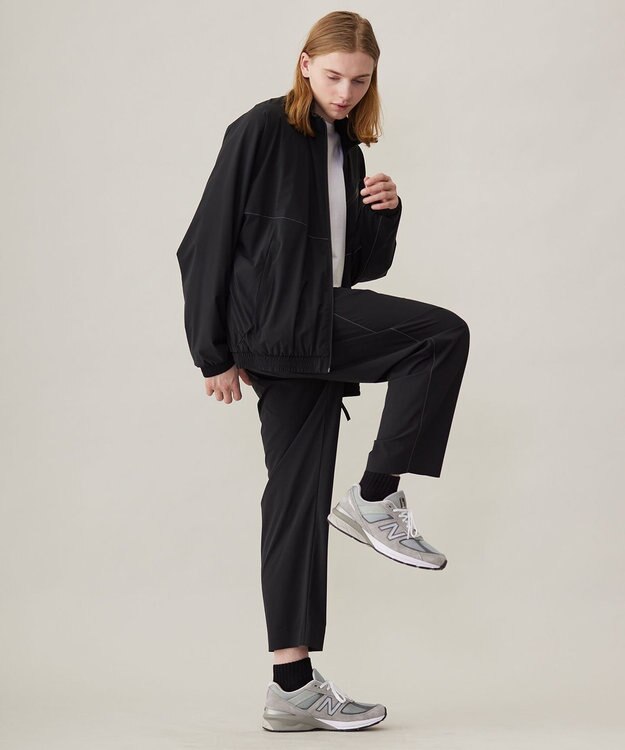 UNFILO MENS ライト ハイストレッチムーブ トラックジャケット [24年商品] クロ