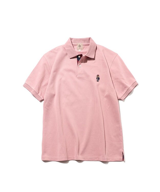 J.PRESS MEN 新デザイン【BULLDOG BOY / 8色展開】カノコレジメン ポロシャツ ローズ系