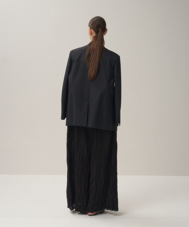 ATON ORGANIC COTTON TWILL | テーラードジャケット DARK NAVY