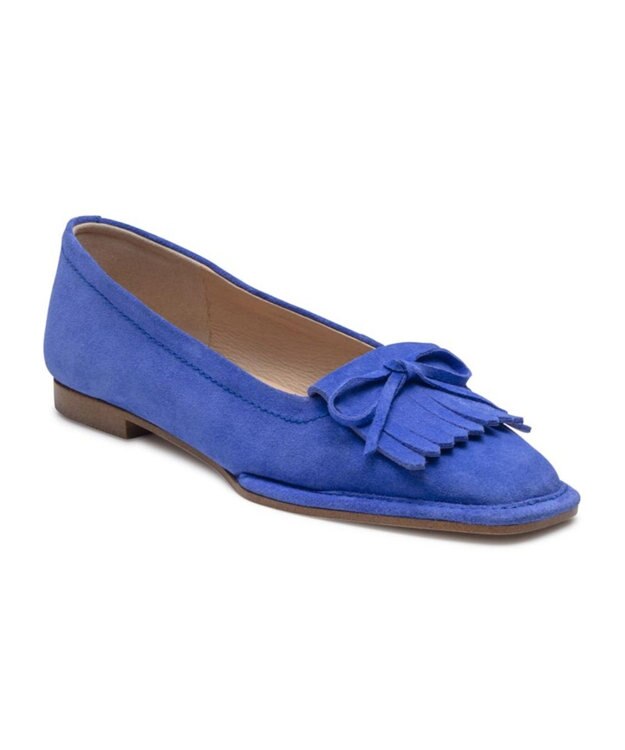 REGAL FOOT COMMUNITY 【リーガルレディース】F85R キルトフラットシューズ フラットシューズ ブルースエード