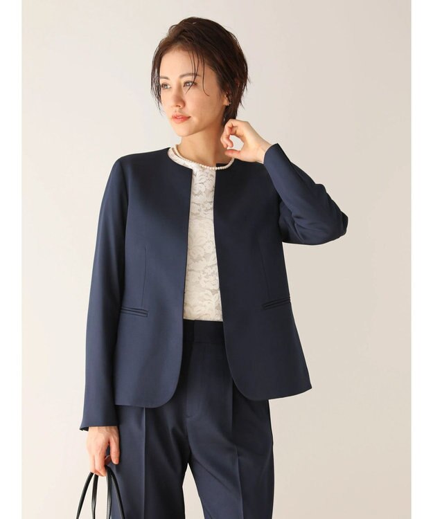 Green Parks ｅｆ－ｄｅ　カラーレスジャケット Dark Navy