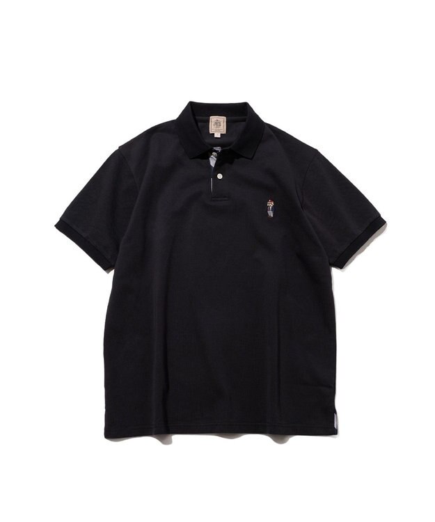 J.PRESS MEN 新デザイン【BULLDOG BOY / 8色展開】カノコレジメン ポロシャツ ブラック系