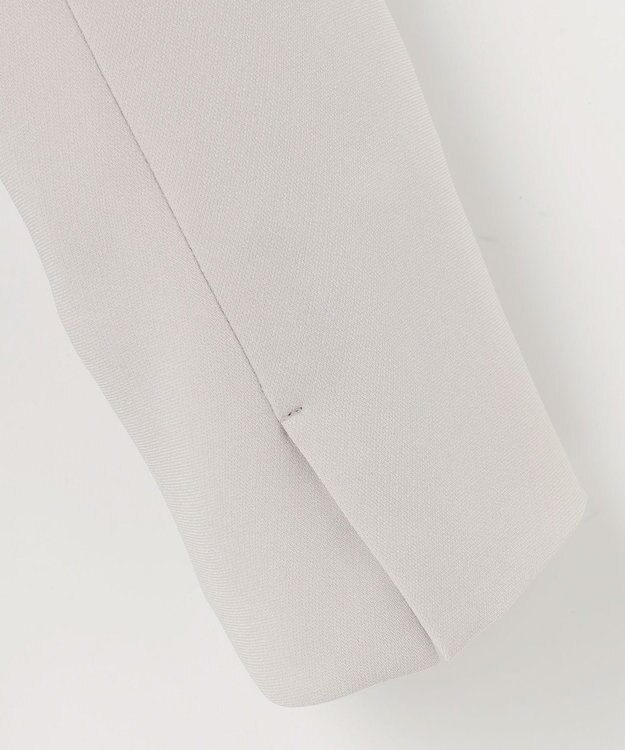 自由区 L 【セットアップ対応・洗える】トリアセダブルクロステーラード ジャケット ライトグレー系