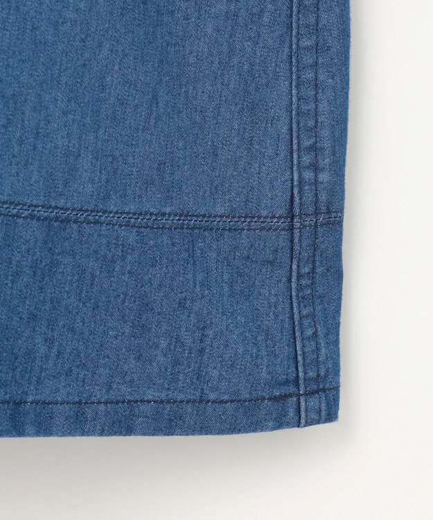 組曲 KIDS 【110-140㎝】レースコンビデニム ワンピース ブルー