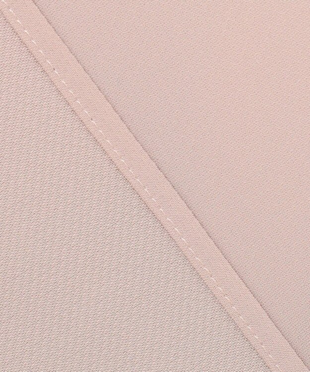 ICB 【UVケア・速乾・洗える】BackSatinAmunzen スカーフタイブラウス ヘイズピンク系